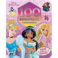 100 samolepek s omalovánkami - Disney Princezny