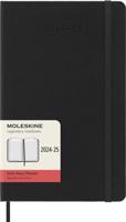 18měsíční diář denní Moleskine 2024-2025 tvrdý černý L