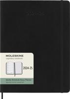 18měsíční plánovací zápisník Moleskine 2024-2025 měkký černý XL