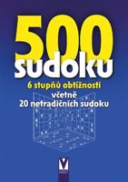 500 sudoku - 6 stupňů obtížnosti (modrá)