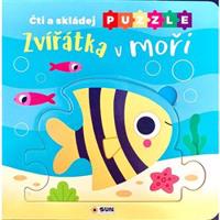 Čti a skládej Puzzle - Zvířátka v moři