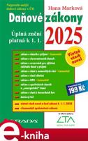 Daňové zákony 2025 - Hana Marková