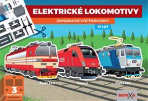 Elektrické lokomotivy - Jednoduché vystřihovánky