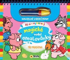 Magické vodní omalovánky- Tři prasátka