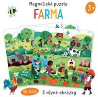 Magnetické puzzle - Farma - Toni Stemp