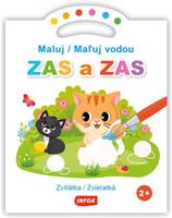 Maluj vodou ZAS a ZAS - Zvířátka