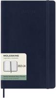 Moleskine 18měsíční plánovací zápisník 2023-2024 měkký modrý L