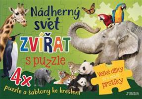 Nádherný svět zvířat s puzzle