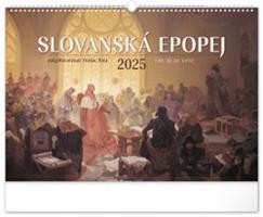 Nástěnný kalendář Slovanská epopej – Alfons Mucha 2025