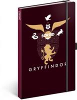 Notes Harry Potter – Gryffindor linkovaný, 13 × 21 cm