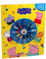 Peppa Pig - Omalovánky s voskovkami - kolektiv