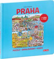 Praha – Puzzle, omalovánky, kvízy - Libor Drobný, Ema Potužníková