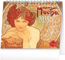 Stolní kalendář Alfons Mucha 2025