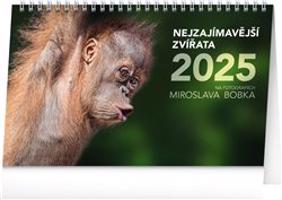 Stolní kalendář Nejzajímavější zvířata 2025