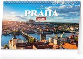 Stolní kalendář Praha – Miluju Prahu 2025