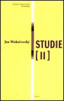 Studie II - Jan Mukařovský