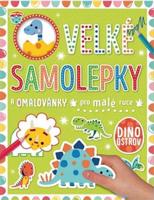 Velké samolepky a omalovánky pro malé ruce - Dino ostrov - Stuart Lynch