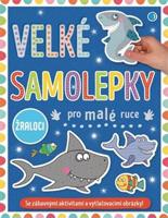 Velké samolepky pro malé ruce - Žraloci