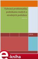 Vybraná problematika podnikania malých a stredných podnikov - Katarína Ižová