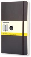 Zápisník Moleskine měkký čtverečkovaný černý L